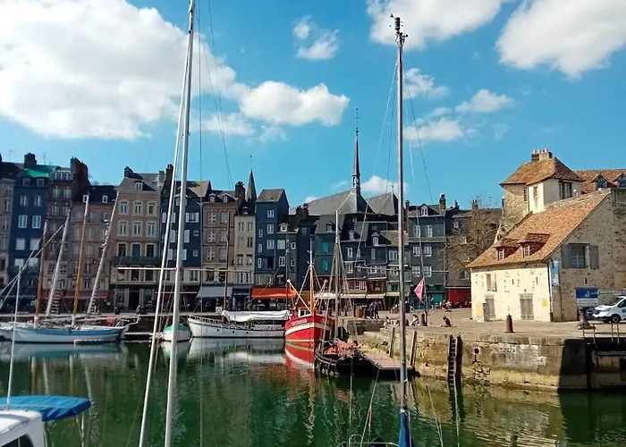 Apartamento élégant Avec Balcon à 5 Min De Honfleur Parking Et Piscine *